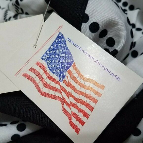 Vintage Nancy II Secretary Dress Size 18WP White Black Button Front 60s 70s - Picture 7 of 10